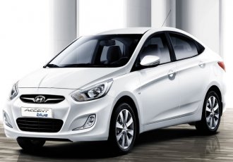 HYUNDAI ACCENT BLUE